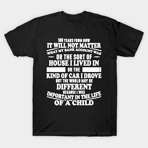 Teacher T-shirt T-Shirt by DesignShirt